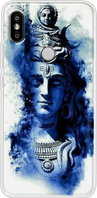 Hansviprint Back Cover for Mi Redmi Y2(Blue, White, Grip Case, Silicon, Pack of: 1)