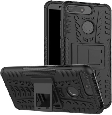 SmartPoint Bumper Case for Huawei Y6 (2018)(Black, Rugged Armor, Pack of: 1)