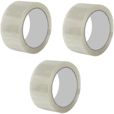 Purosun Medium Medium Cello Tape (Manual)(Set of 3, TRANSPARENT)