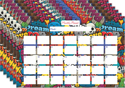 ESCAPER Planner Series Unruled A3 180 gsm A4 paper(Set of 1, Multicolor)