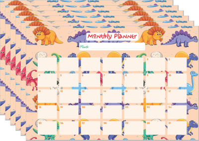 ESCAPER Planner Series Unruled A3 180 gsm A4 paper(Set of 1, Multicolor)