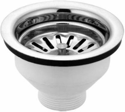 LABATHWAYS Kitchen Sink Plastic Push Down Strainer(6 cm Set of 1)