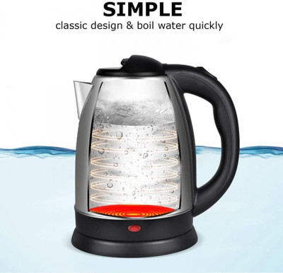 ND BROTHERS electric kittli001 Beverage Maker(2 L, Silver , Black)