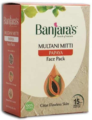 Banjaras Multani Mitti & Papaya Face Pack 100g(100 g)