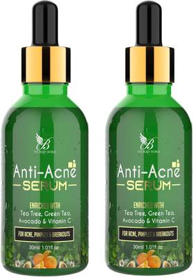 The Body Avenue Anti Acne Face Serum with Tea Tree, Green Tea, Vitamin C & Avocado