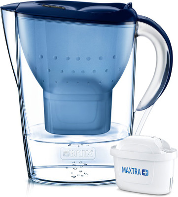 BRITA Marella XL 3.5 L Gravity Based Water Purifier(Blue, Clear)
