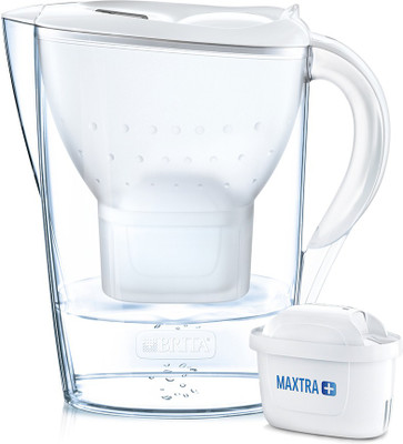 BRITA Marella Water Filter Jug 2.4 L Gravity Based Water Purifier(White)