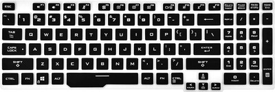 iFyx Black A15 TUF FX506 2020 Laptop Keyboard Skin(Black)