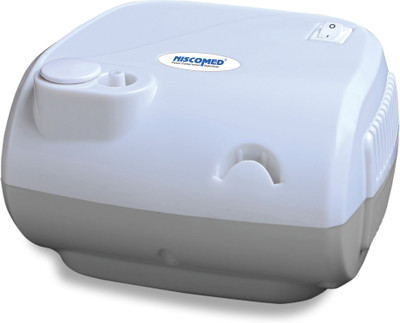 NISCOMED Piston Compressor Handy Nebulizer/ Nebulizer NB-122 Nebulizer Nebulizer(White & Grey)