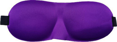 SYGA 3D Breathable Sleep Mask Eye Mask for Sleeping Blindfold Travel Night Blackout Eyeshade for Men Women, Contoured Eyemask with Adjustable Fastener Tape Strap for Shift Work, Naps, Tarvel- Purple Eye Shade(Purple)