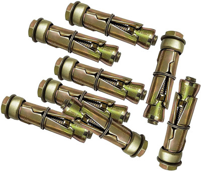 ASHRAFI Nut & Bolt Set Anchor Fasteners,Size 6 Mm(Steel)