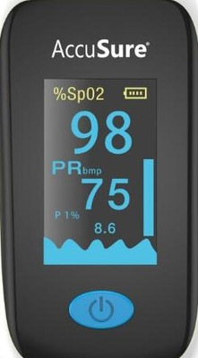 AccuSure YK011 Fingure Tip Advance Pulse Oximeter(Black)