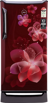 Godrej 195 L Direct Cool Single Door 4 Star Refrigerator with Base Drawer(Jewel Wine, RD UNO 1954 PTDI JW WN)