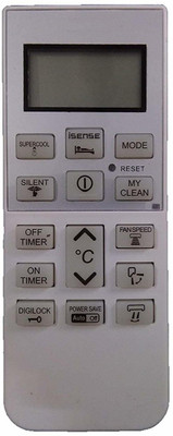 Akshita Ac Remote Compatible for HITA168 Control ( Check Image with Old Remote) HITACHI Remote Controller(White)
