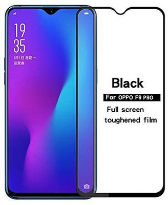 NEXZONE Edge To Edge Tempered Glass for Oppo F9(Pack of 1)