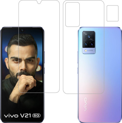 Vatsin Front and Back Screen Guard for ViVO V21(Pack of 3)