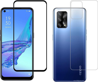 Vatsin Front and Back Tempered Glass for Oppo F19s(Pack of 2)