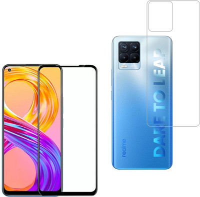 Vatsin Front and Back Tempered Glass for Realme 8, Realme 8 Pro(Pack of 2)