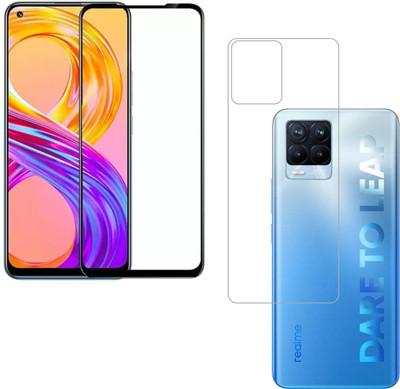 Ten To 11 Front and Back Tempered Glass for Realme 8(Pack of 2)