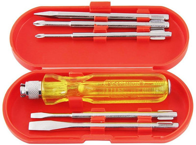 ASHRAFI BS-01 5-Pieces Screwdriver Kit Standard Screwdriver Set(Pack of 6)