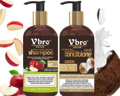 vbro skin care apple cider vinegar goodness hair shampoo with HAIR  CONDITIONER (2 Items in the set) - Price History