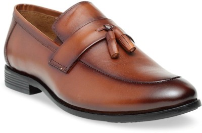 Teakwood Leathers Slip On For Men(Brown , 9)