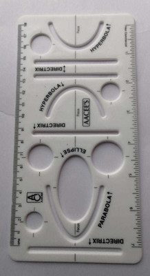 AISH PARABOLA ENGINEERING STRUCTURE STENCIL AR005 PARABOLA STRUCTURE STENCIL Stencil(Pack of 1, WHITE BASE)