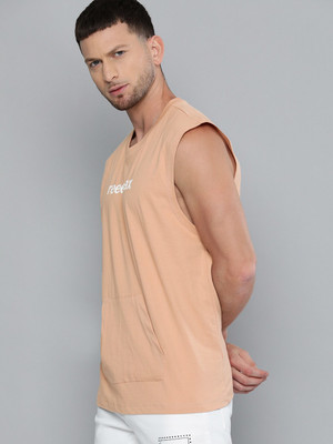 Kook N Keech Printed Men Round Neck Pink T-Shirt