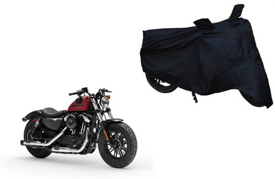 Buras Waterproof Two Wheeler Cover for Harley Davidson(Forty Eight, Black)