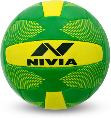 NIVIA Plain Throw Ball - Size: 5(Standard, Pack of 1, Green)