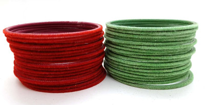 Soniaa Creation Metal Bangle Set(Pack of 36)