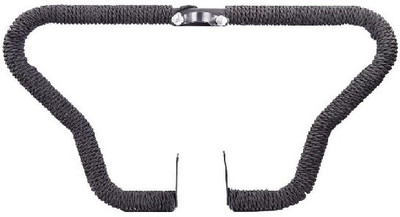 Bullkartzone Heavy Duty Airfly Leg Guard with Rope Single Pipe Leg Guard Bike Crash Guard Rope(Royal Enfield)