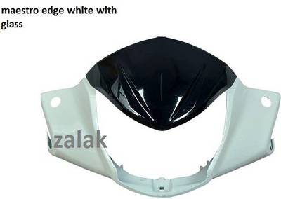 zalak HEADLIGHT VISOR FOR MAESTRO EDGE (WHITE) Bike Headlight Visor