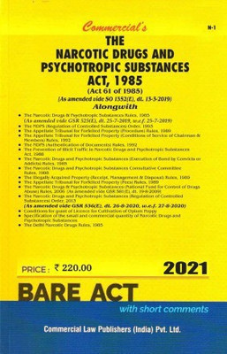 Narcotic Drugs And Psychotropic Substances Act 1985(Paperback, Bare Act)