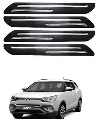 RONISH Silicone Car Bumper Guard(Black, Pack of 4, Mahindra, Universal For Car)