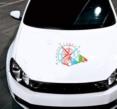 Just Rider Sticker & Decal for Car & Bike(Multicolor)