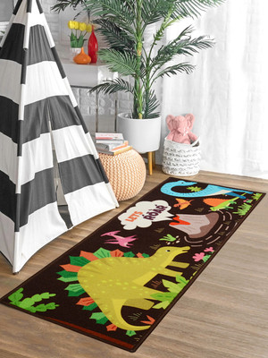 Saral Home Multicolor Polypropylene Runner(1 ft,  X 4 ft, Rectangle)