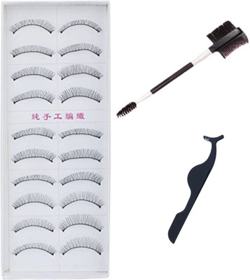 Gugzy False Eyelash + Stainless Steel False Eyelashes(3 Items in the set)