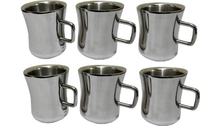 29% OFF on Dynore Pack of 6 Stainless Steel Set of 6 Double Wall Dhol Cups(Steel) 29% OFF on Dynore Pack of 6 Stainless Steel Set of 6 Double Wall Dhol Cups(Steel)