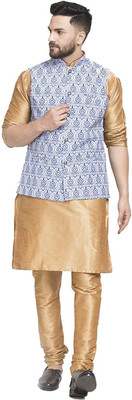 abeer fashion Men Kurta Churidar Ethnic Jacket Set