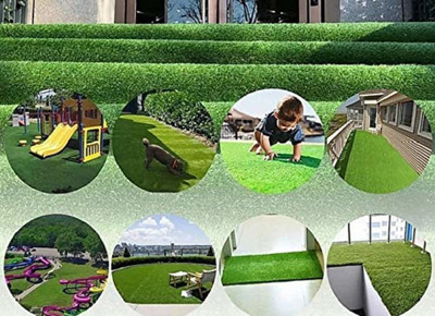 PG CREATION Artificial Grass Mats Carpet for Balcony, Floor Mat for Living Room Bedroom Artificial Turf Roll