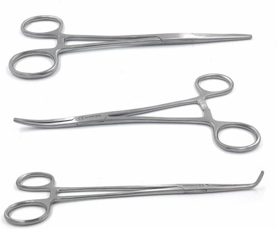 ARINEO 8 Inch Surgical Instrument Set Of 3 Straight Operating Scissors(Blunt/Blunt Blades)