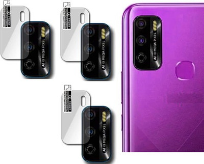 DAFFIN Back Camera Lens Glass Protector for Infinix Smart 4 Plus(Pack of: 3)