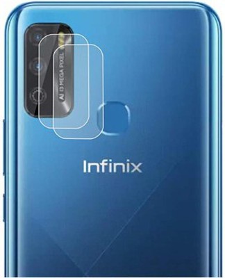 daffin Back Camera Lens Glass Protector for Infinix Smart 4 Plus(Pack of: 2)