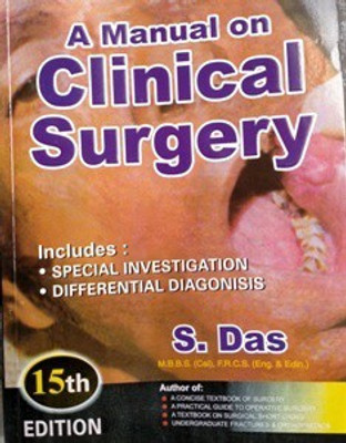 A Manul On Clinical Surgery 15 Edition New 2021(Paperback, DR.S.DAS)