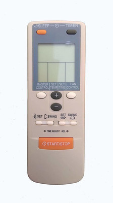 Akshita Ac Remote Compatible for O GENERAL Double Swing Ac Remote Control ( Check Image with Old Remote ) O General Remote Controller(Cream)