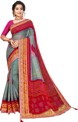 51% OFF on TINA FASHION Embroidered Bandhani Georgette Saree(Grey) 51% OFF on TINA FASHION Embroidered Bandhani Georgette Saree(Grey)