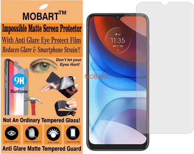 MOBART Impossible Screen Guard for MOTOROLA MOTO E7 POWER (Flexible Matte)(Pack of 1)