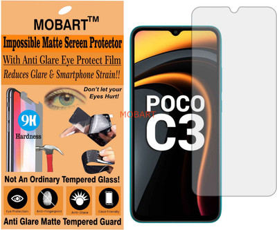 MOBART Impossible Screen Guard for REDMI POCO C3 (Flexible Matte)(Pack of 1)