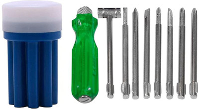 IKIS Screwdriver | tool set kit, Screwdriver toolbox, Screwdriver set for home use, Pechkas tool kit, 8 Blades Combination Screw Driver Set with Tester, 1 Set Blue Combination Screwdriver Set(Pack of 9) IKIS Screwdriver | tool set kit, Screwdriver toolbox, Screwdriver set for home use, Pechkas tool kit, 8 Blades Combination Screw Driver Set with Tester, 1 Set Blue Combination Screwdriver Set(Pack of 9)